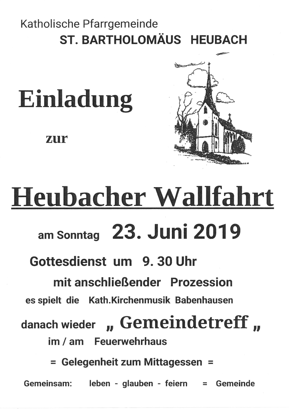 Wallfahrt 2019