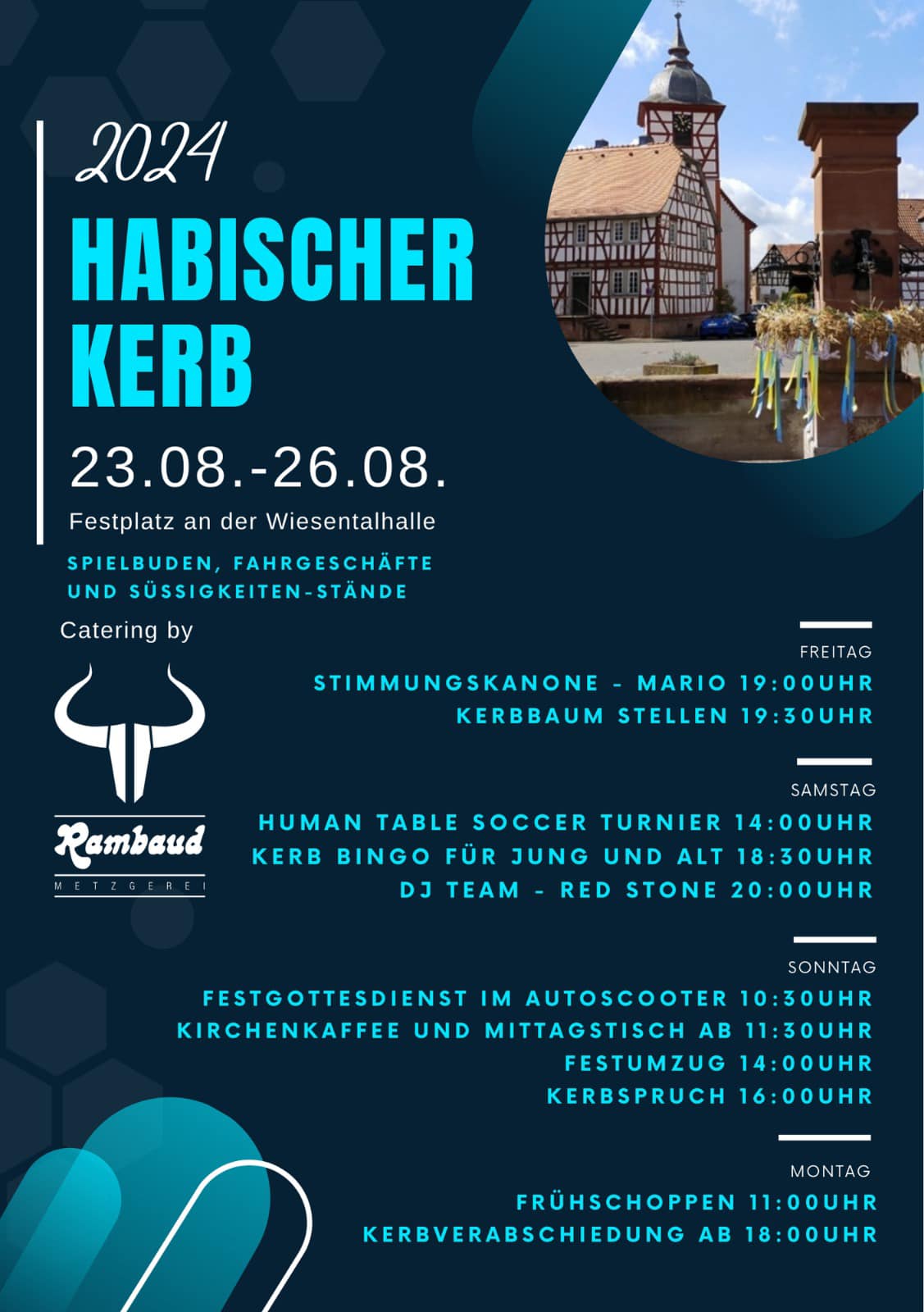 Habischer Kerb vom 23. bis zum 26. August 2024 auf dem Festplatz im Wiesental